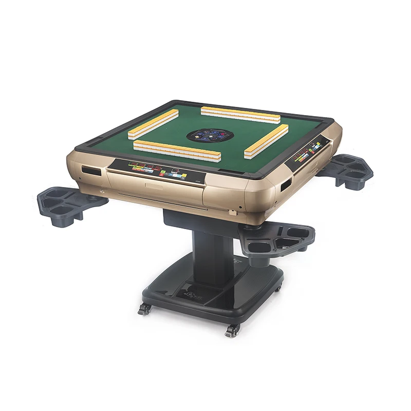 Champagne Gold Automatic Mahjong Table Mahjong Tables Machine For Japan ...