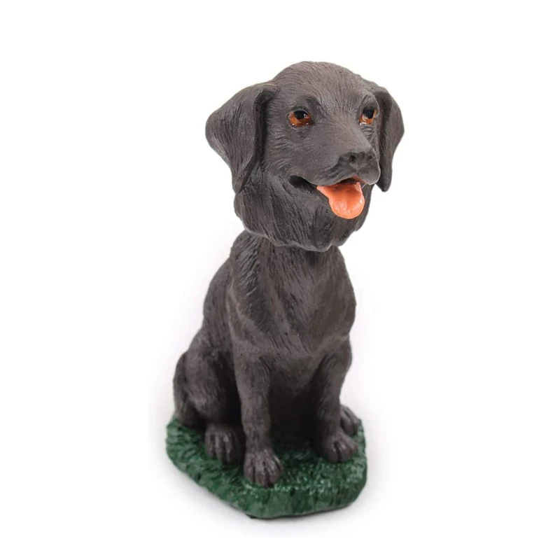 small black lab figurines