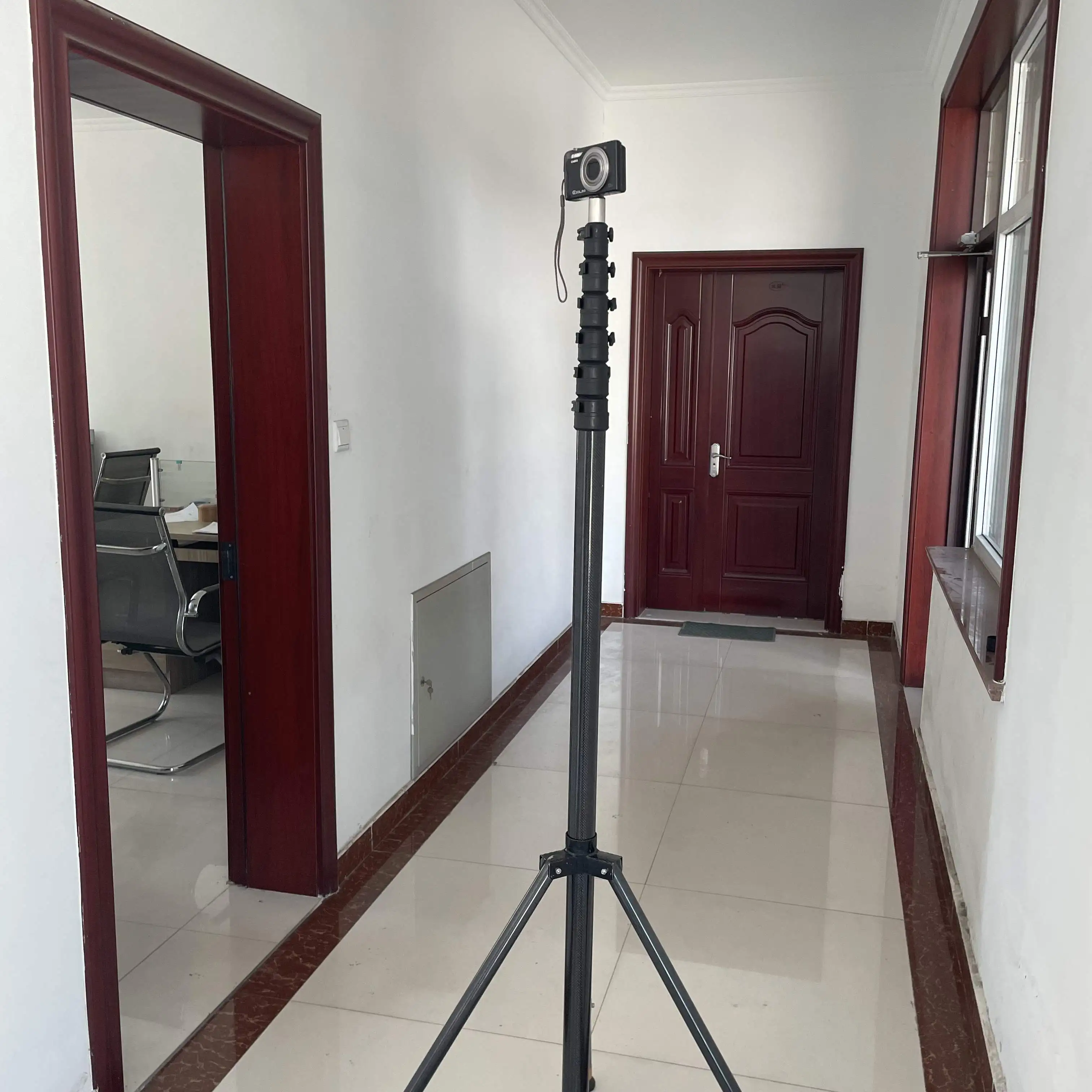 Big Tripod 7 Meters Camera Tripod Stand Carbon Fiber Telescopic Pole for Camera Mast Antenna