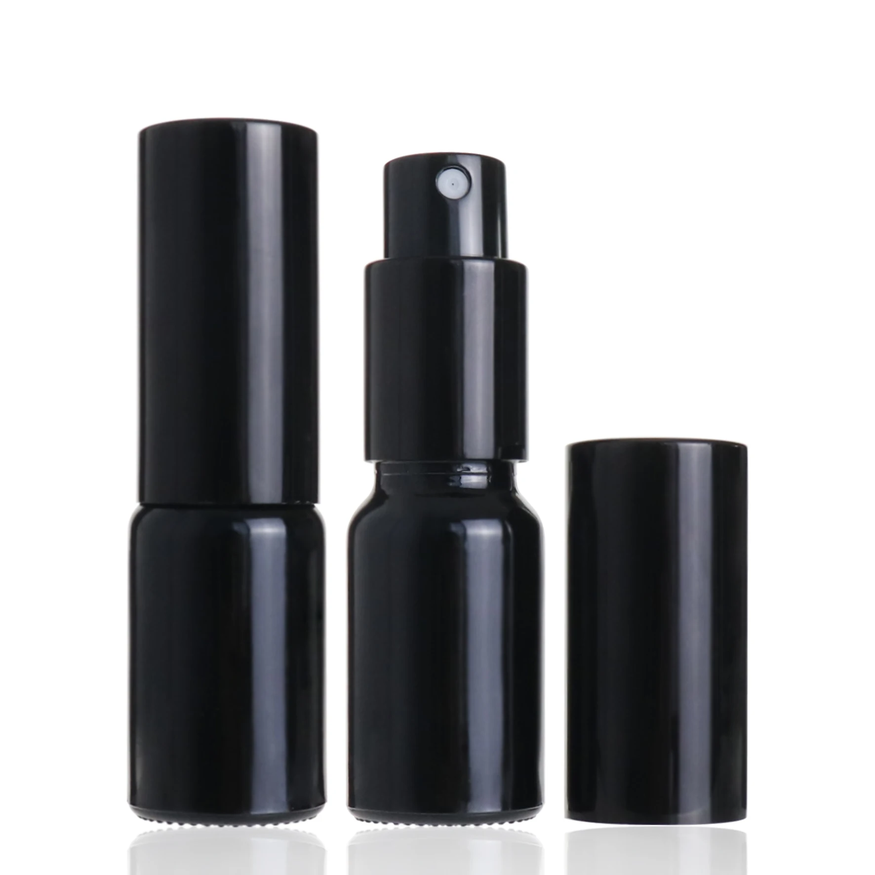 Download Cosmetic Round Glossy Black 10ml Glass Perfume Spray Bottle With Aluminum Pump Cap Buy Spray Bottle Black Black Aluminium Spray Bottle Black Pump Bottle Product On Alibaba Com