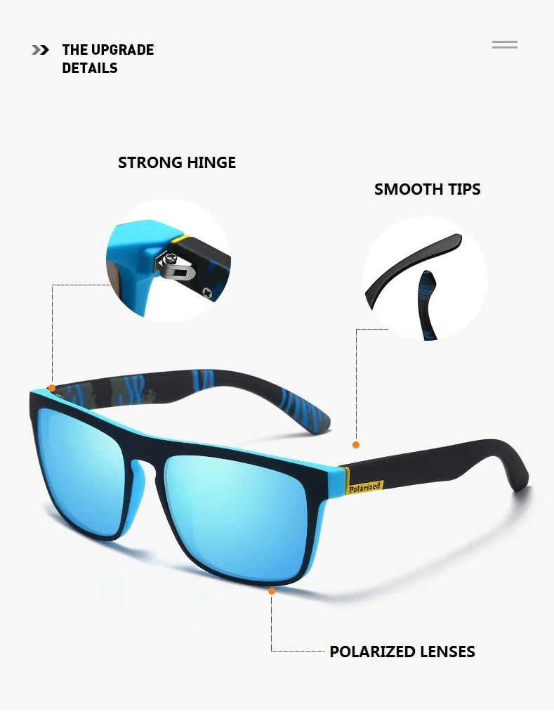 Men's Square Sports Sunglasses main image 1