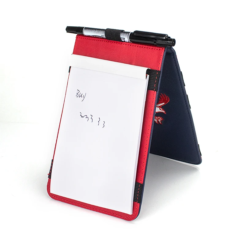 Outdoor Portable Quality Water Resist Golf Scorecard Holder Leather Book Cover
