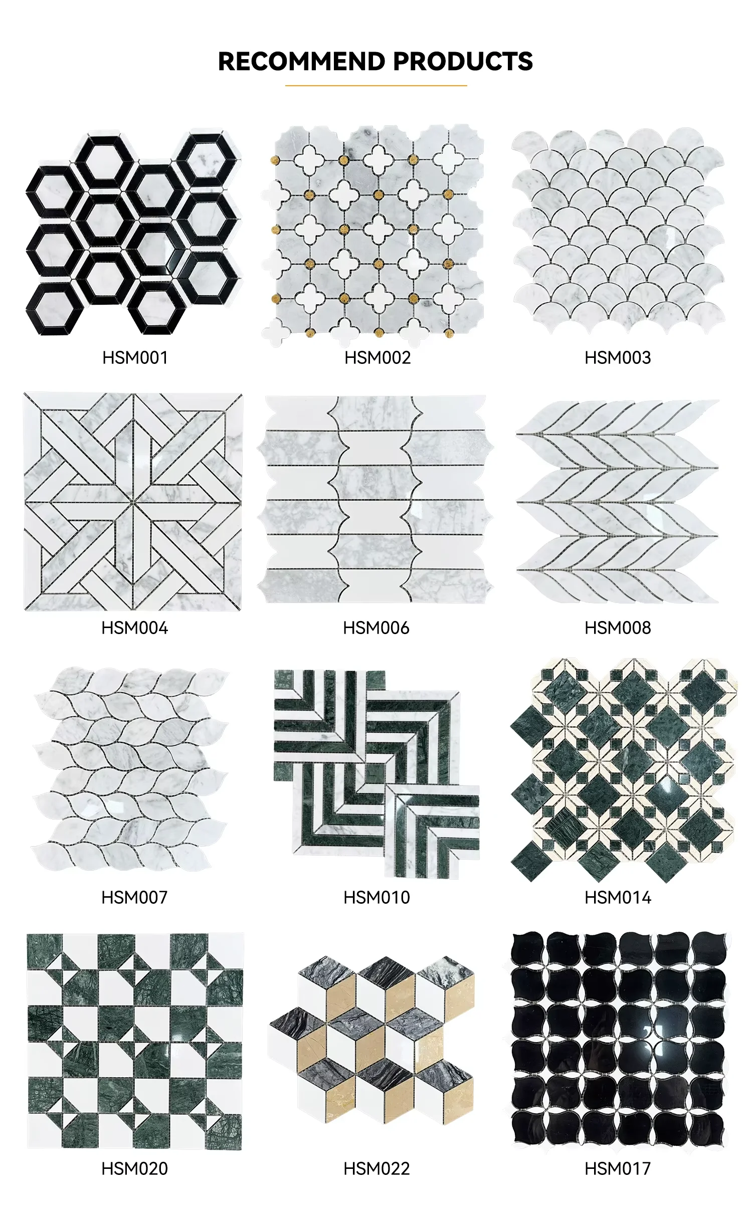 Mini Bianco Carrara White Color Herringbone Shape Marble Stone Mosaic Tile