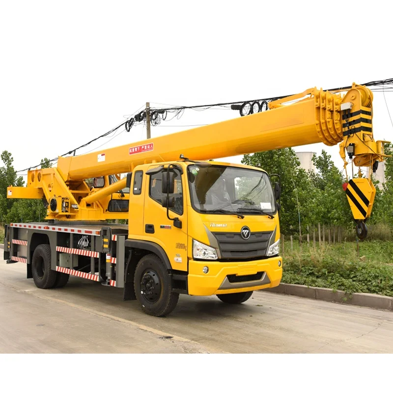 China Manufacturer 34 m 12 Ton Mobile Truck Crane Hydraulic Arm Crane for Trucks