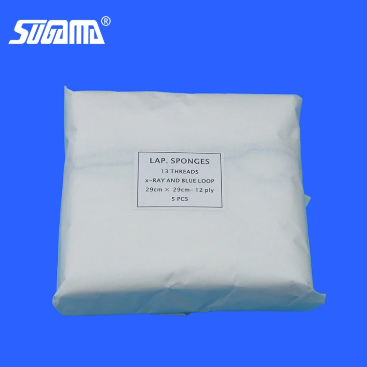 high quality surgical consumables non sterile lap sponge swab