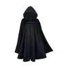 Black suede cape