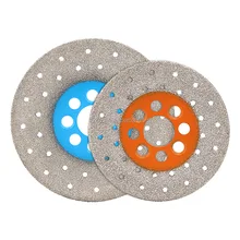 M14 115mm Double sided vacuum brazed diamond cutting grinding disc cup wheel for concrete granite marble stone tile