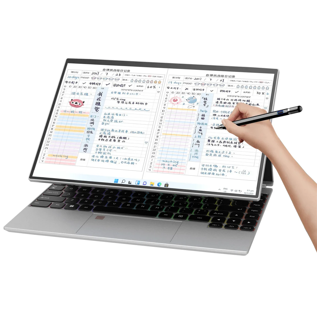 14 Inch Yoga New Design Touch Screen Multipoint Fhd Computer 16Gb Rgb Backlit Keyboard Business Gaming Cheap Price Laptop