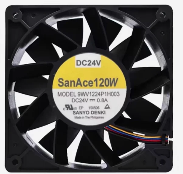 Sanyo 9WV1224P1H001 120mm Fan - Replacement For Fanuc CNC Inverter Cooling