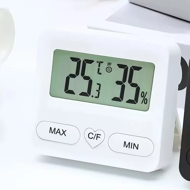 Indoor Outdoor Thermometer Wireless Portable Accurate Temperature Humidity Monitor for Home