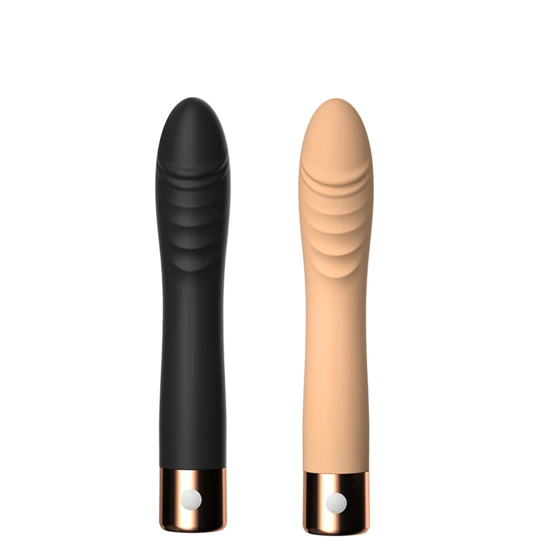 Amoura clitoral vibrator displayed with dimensions and color options
