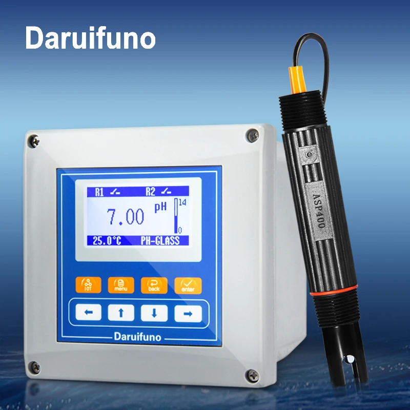 Fast Response PPS Inline pH Sensor pH Electrode for Water Measurement