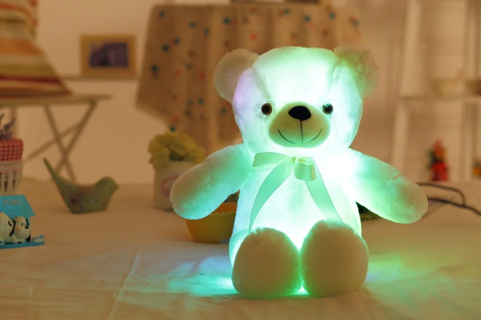 cute lighting teddy bear