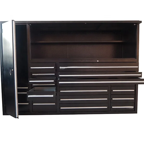Garage Workshop Tool Cabinet Metal Black Red White Blue Customized Ball Steel Store Heavy Stainless