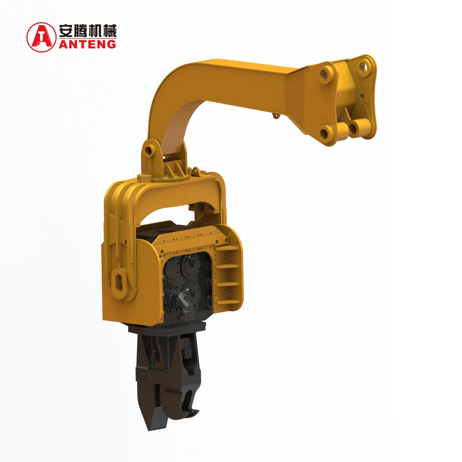 Equipaggiamento per la Battitura di Pali V700 ad Alta Frequenza, Martello Vibro Idraulico montato su Escavatore