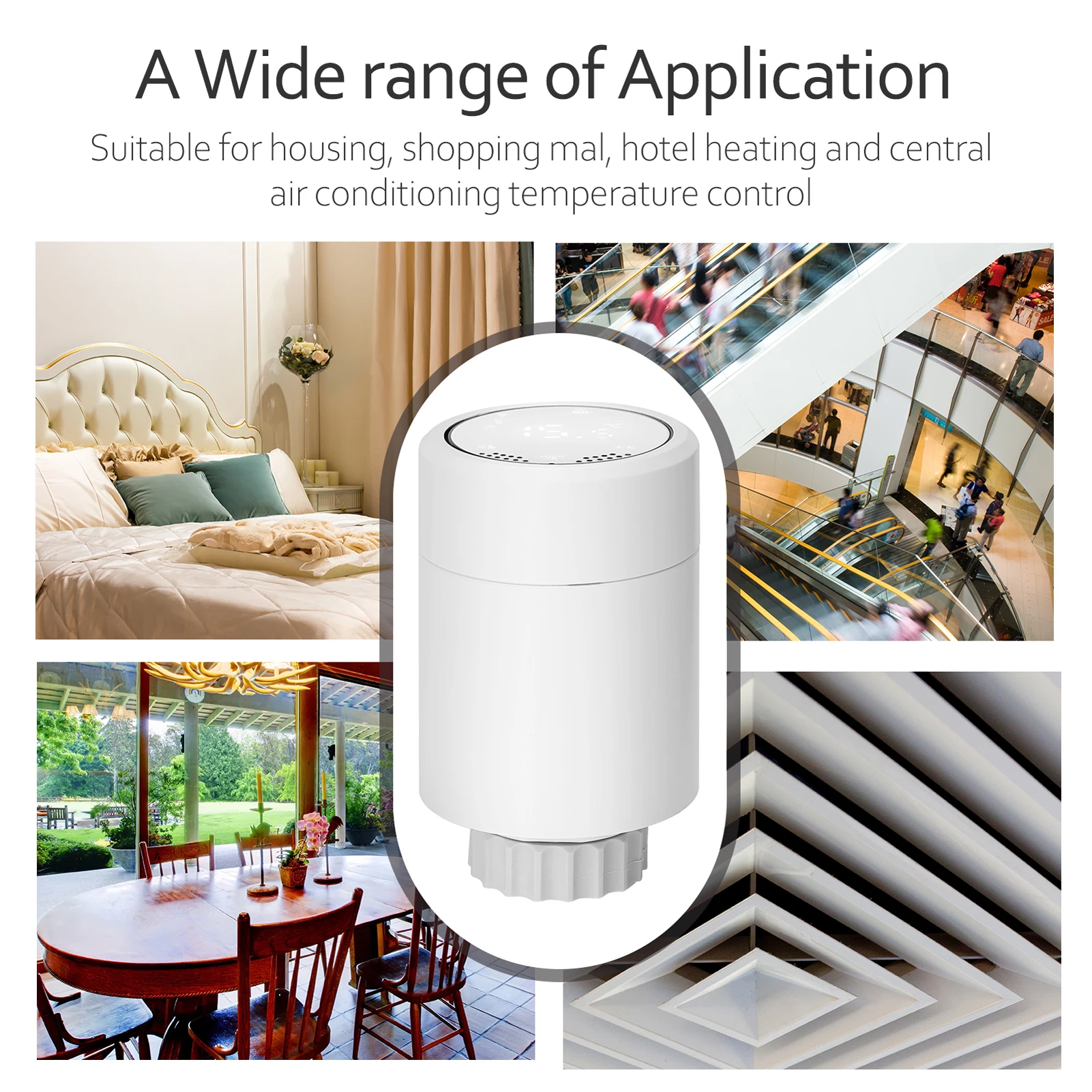 
 SHUWEI Alexa Колонка Умный дом WIFI ZigBee3.0 комнатный термостат Цифровые программируемые на неделю термостаты  