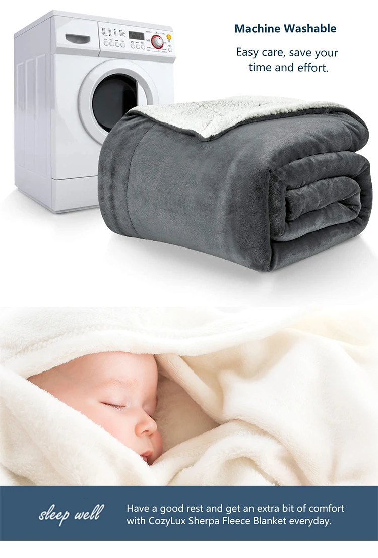 Abcdf Christmas Green Sherpa Throw Blanket Warm Soft Sherpa Fleece