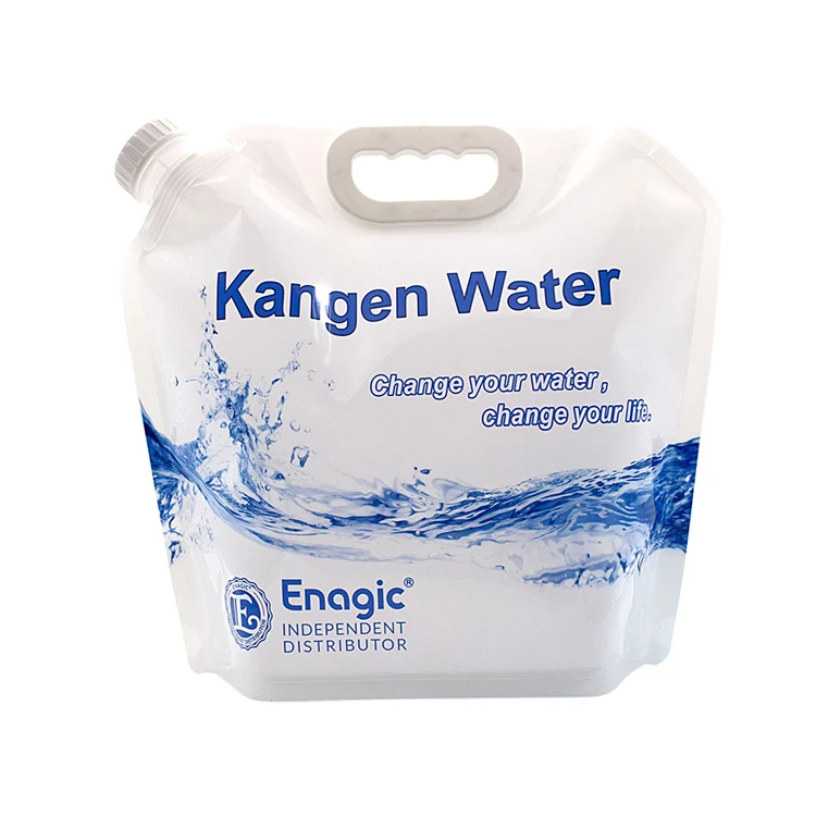 Source Hot Sale 5L BPA Free Reusable Foldable Drinking Kangen Water Bag on  malibabacom