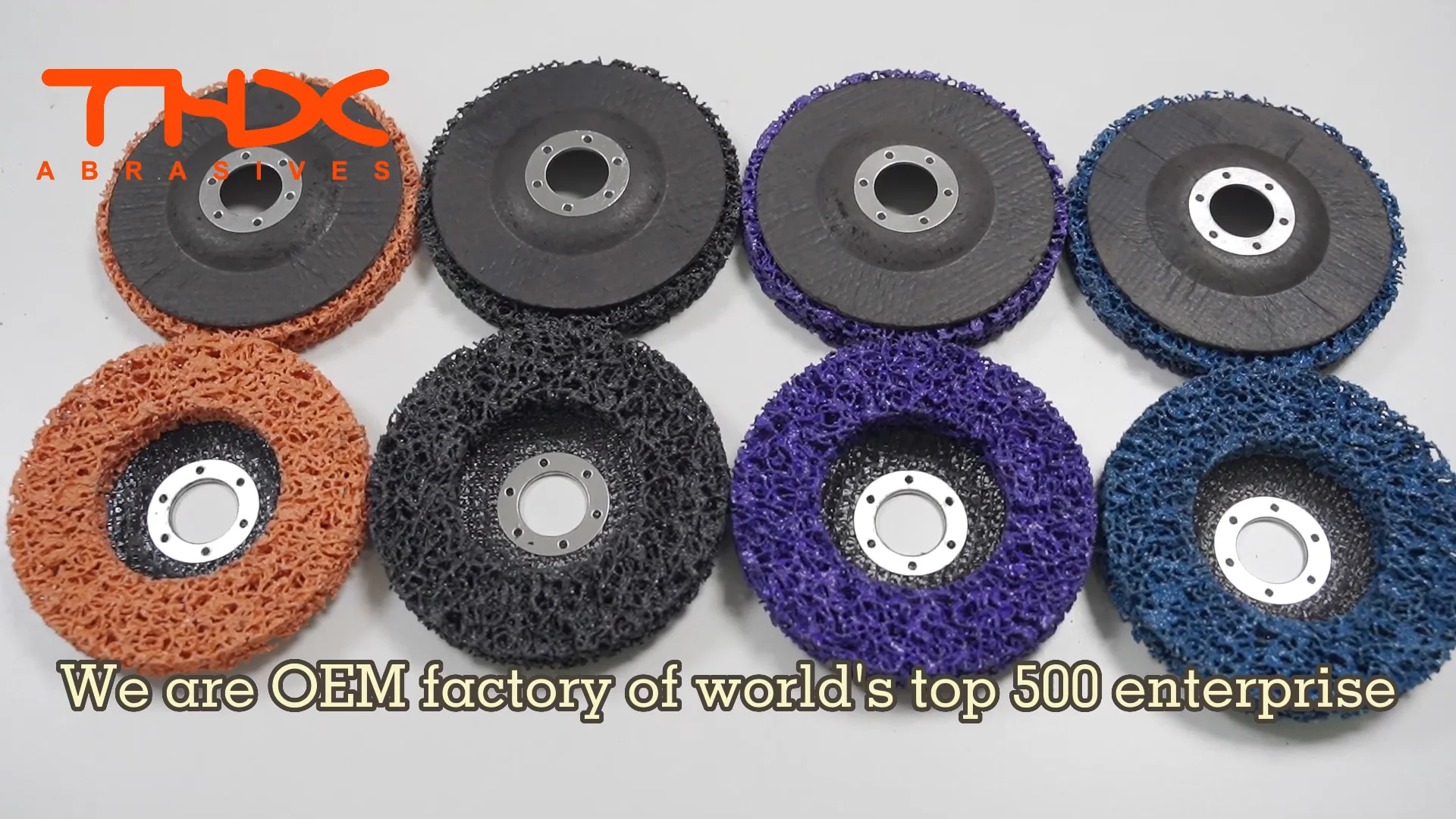 Coarse Black Clean Stripping Disc Removing Paint With An Angle Grinder