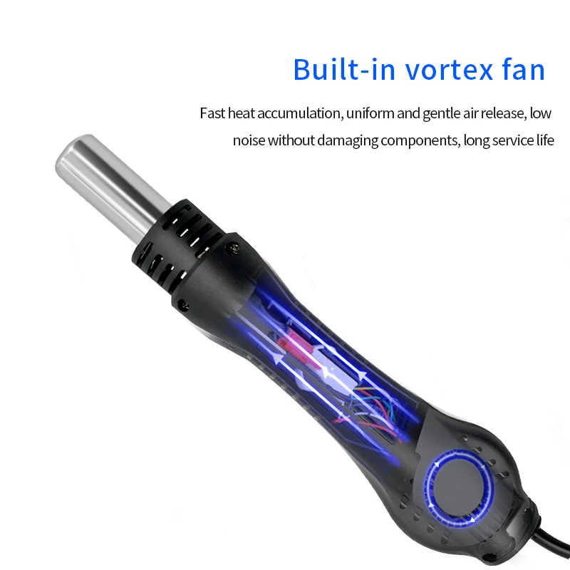 858D цифровой дисплей горячего воздуха пистолет сварочный стол 700 Вт Высокая мощность регулируемая температура техническое обслуживание сварочный Утюг