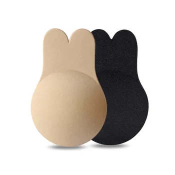 factory wholesale  Fashion Rabbit ear   nipple cover Self Adhesive Push Up Bra Lifting  women underwear  in stock