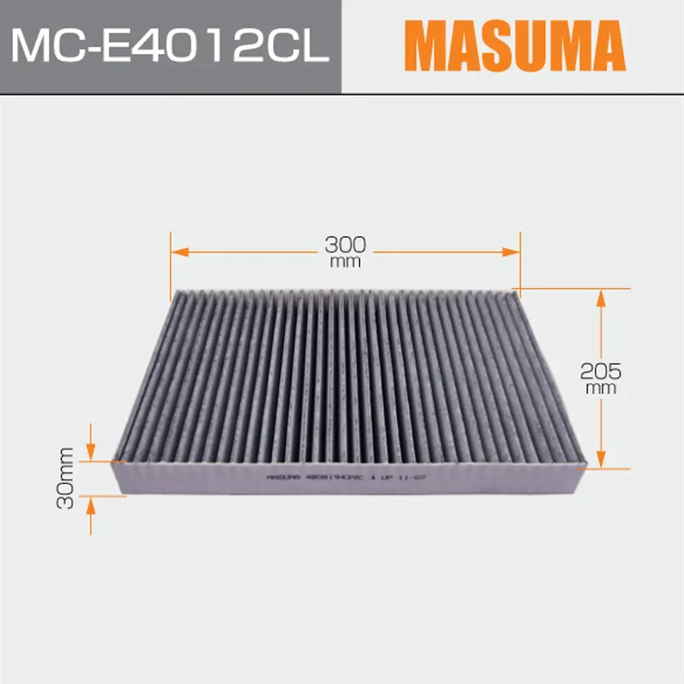 Masuma Mce4012cl Automotive Buy Cabin Air Filter Oem 4560116769971