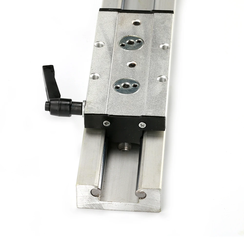 60mm Width Built in Double 8mm Axis Linear Guide Rail Locking 3 4 5 Wheels tracker Roller Slide Aluminum Profile SGR20 SGB20