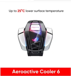 スマホアクセサリー AeroActive Cooler 6 (ROG6_AEROACTIVE) AeroActive Cooler 6 | Gadgets de energia e proteção | ROG Brazil