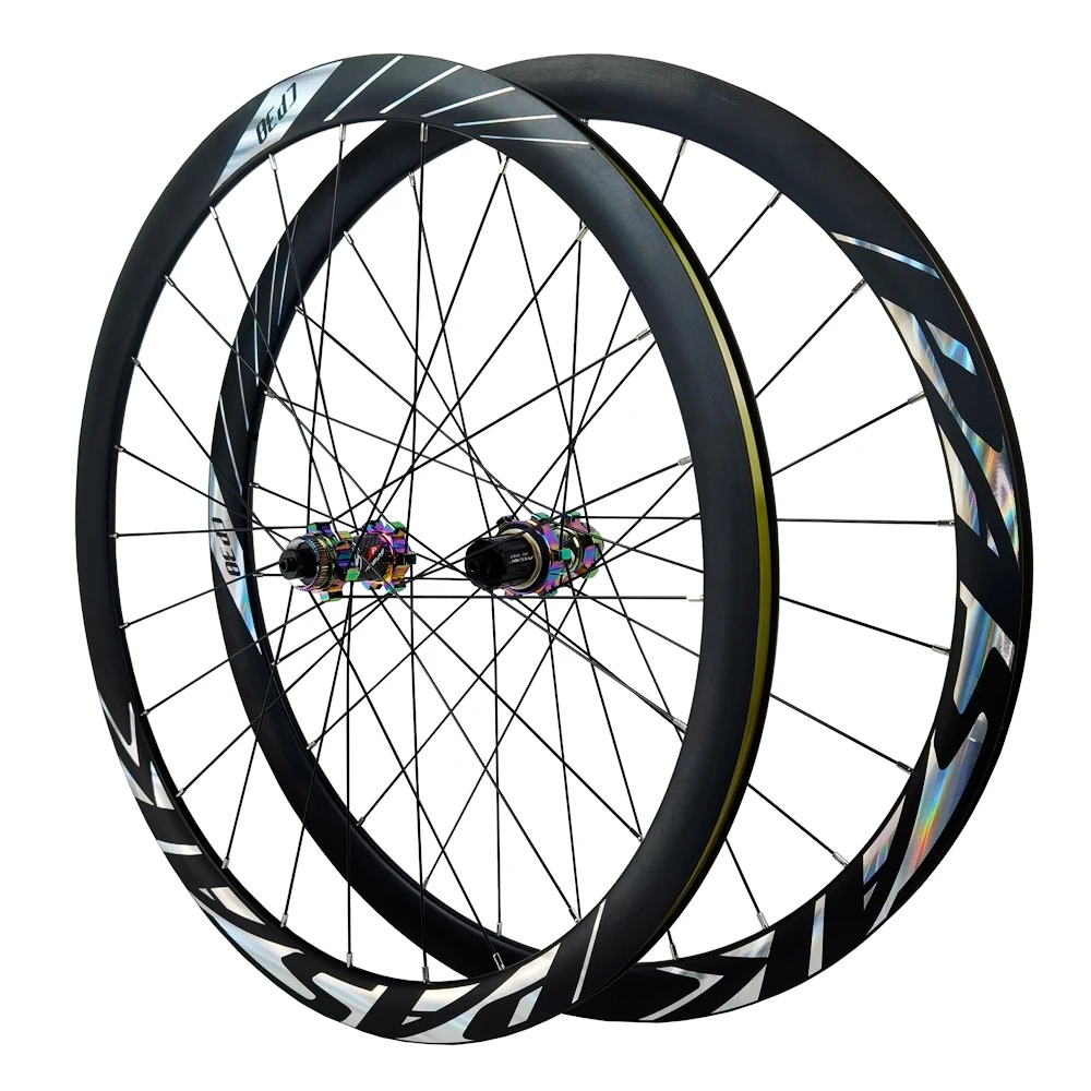 PASAKホイールブラック Pasak-MTBホイールセットディスクブレーキ、フラットスポーク、24H