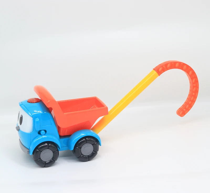 PG1900 Russian Small Truck Leo with 8 Russian Songs Farmer's Cart Pull up Cart Model Sliding Toy