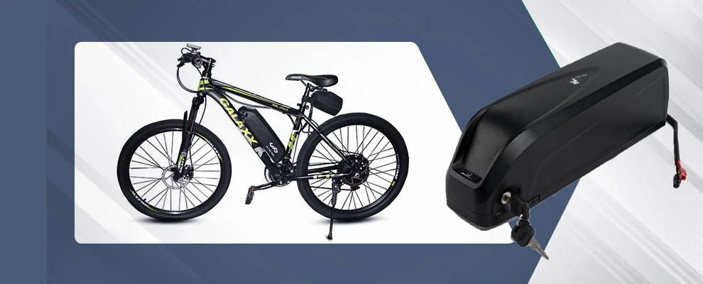 Maratron E-Bike Unterrohrakku Hailong-B 36V 10,4Ah Set mit Halterung und Anschlusskabel