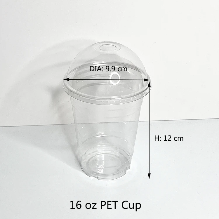 Custom Logo Pp Printed Reusable 16 Oz Disposable Plastic Cup Clear Smoothie Disposable  Plastic Cup With Lids For Wholesale - Buy Custom Logo Pp Printed Reusable  16 Oz Disposable Plastic Cup Clear