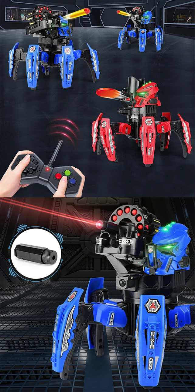 2.4G Remote Control Space Warrior DIY Assembly Battle Robot RC Toy