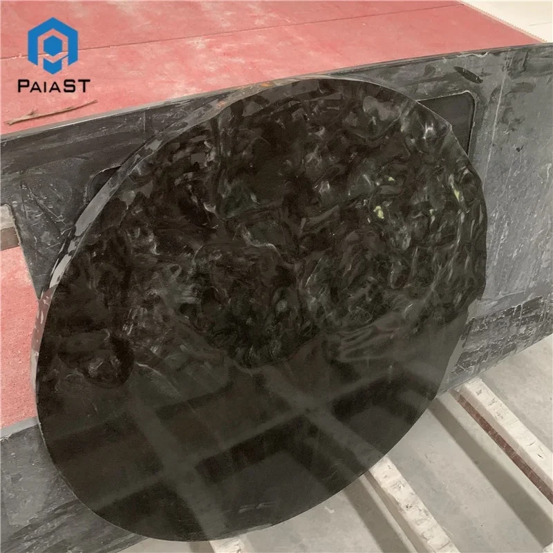 product living room black marble home furniture coffee table-5