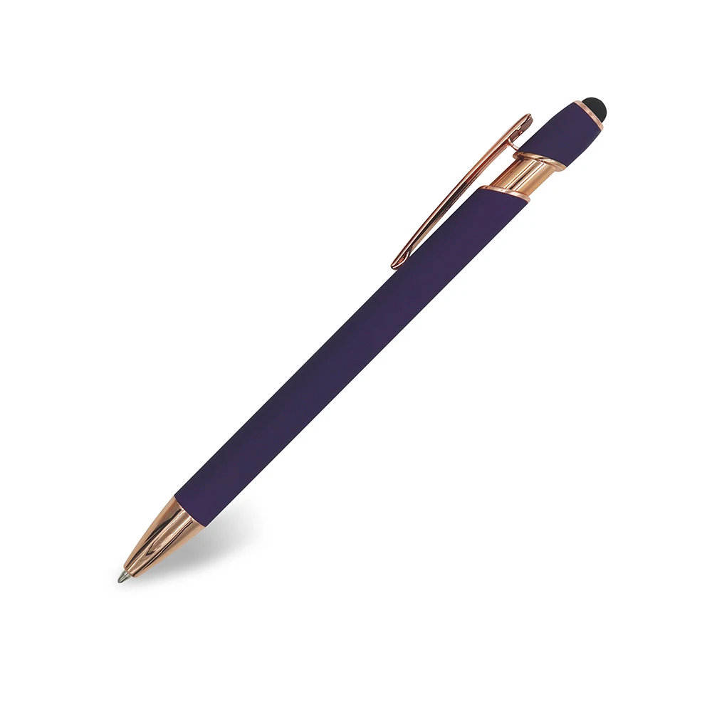 Promotion Advertising Gift 2 in 1 Ballpen Stylus Screen Ballpoint Pen Factory Delivery Metal Pen With Custom Logo