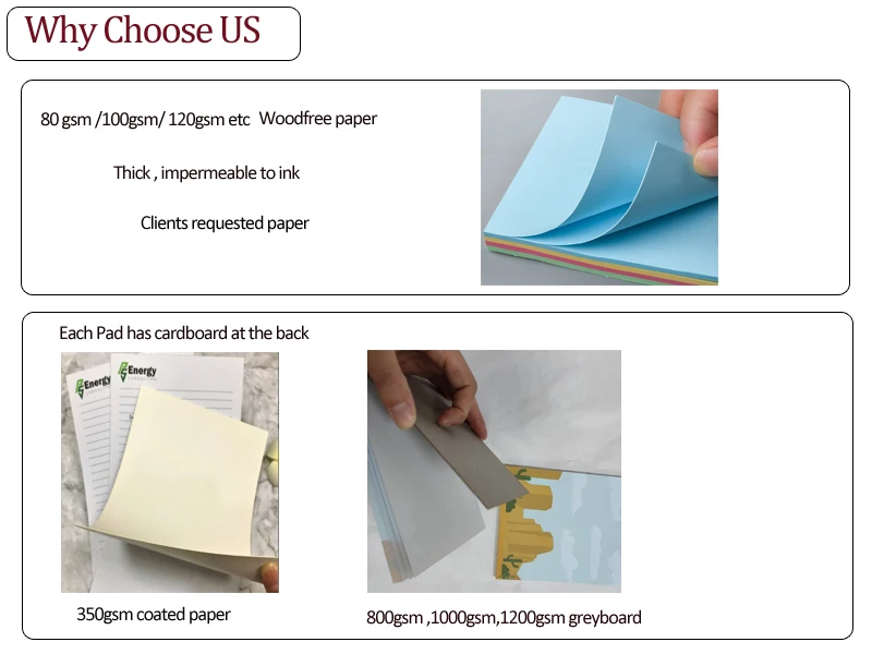 Cheap Custom Hotel A5 Notepad With Logo,Sticky Note Pad For Real Estate