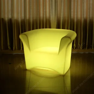 Wedding Supplies Plastic Lighting Colorful  Sofa Set for Party Beach Event Home Leisure Decoration