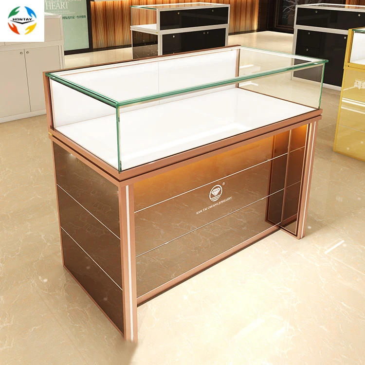 Fast Delivery Fashionable Glass Counter Display for Retail