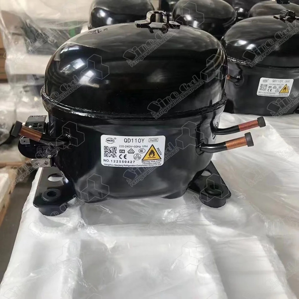 Wansheng R134A R600A Freezer Refrigerator Compressor QD43H Hangzhou Qianjiang  Wansheng Fridges Compressor