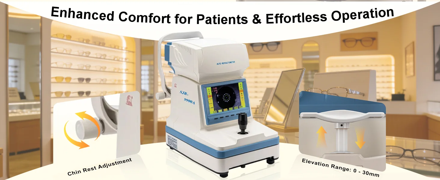 Low Price Optometry Equipments Auto Refractor CE Approved SJR-9900A Autorefractor Vision Screener