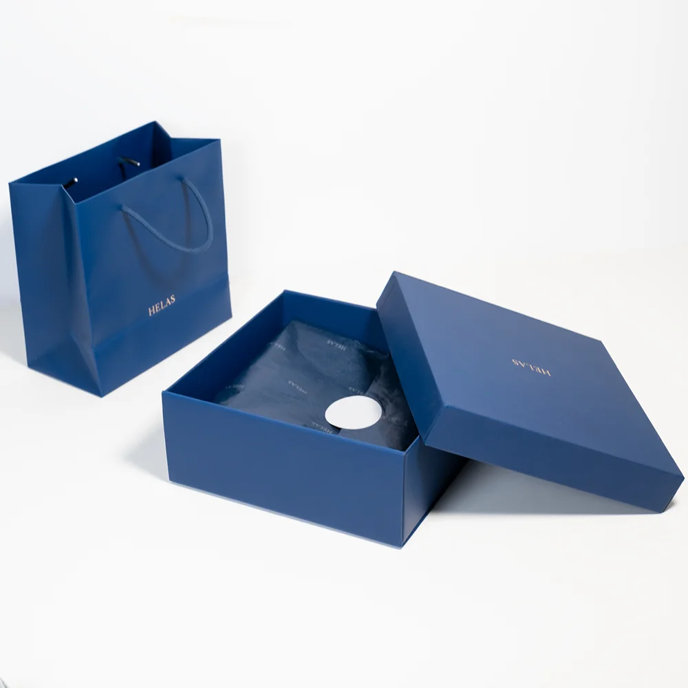 product high quality bronzing package insert lid and base ring envelope greeting card blue one stop velvet jewelry gift box-8