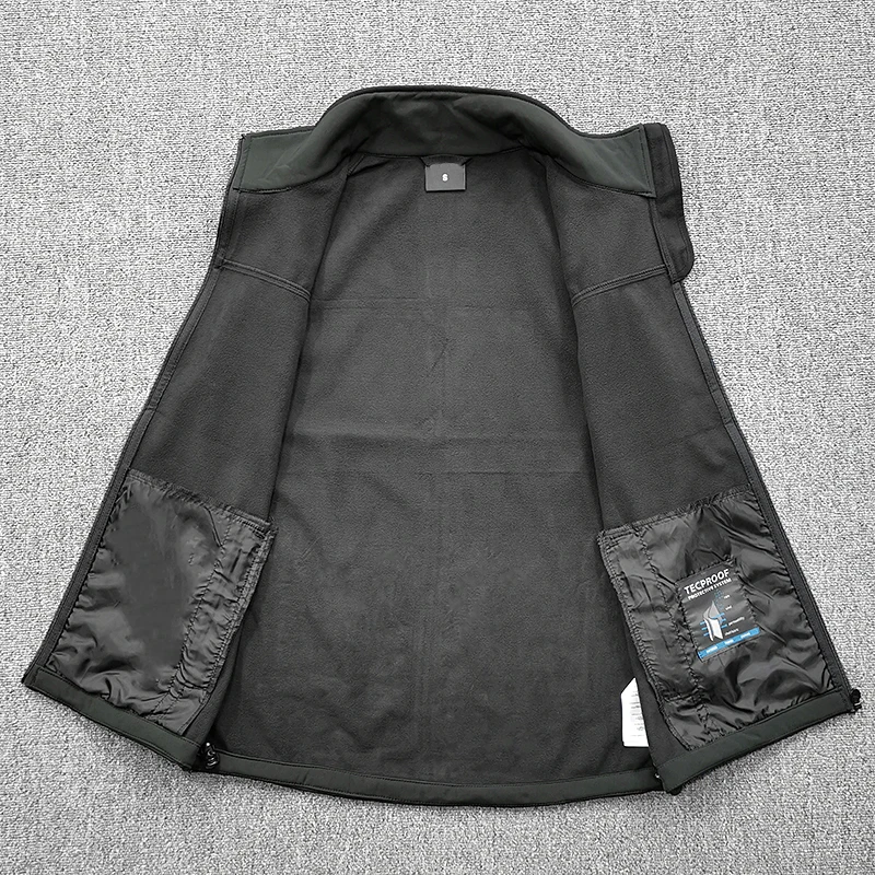 custom tactical utility work golf sports photographer construction softshell soft shell gilet vests jacket & waistcoats_voghion.com