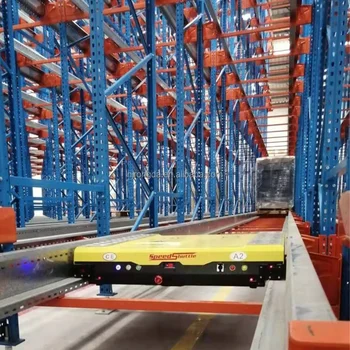 Ultra-fast Radio Shuttle Pallet Rack Automated Depot Storage Pallet Transfer Racking