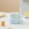 blue with spoon