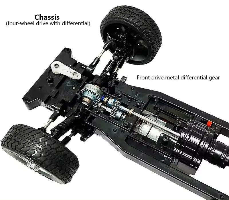 WPL D62 2.4G RWD RC Crawler Truck Remote Control Vehicle