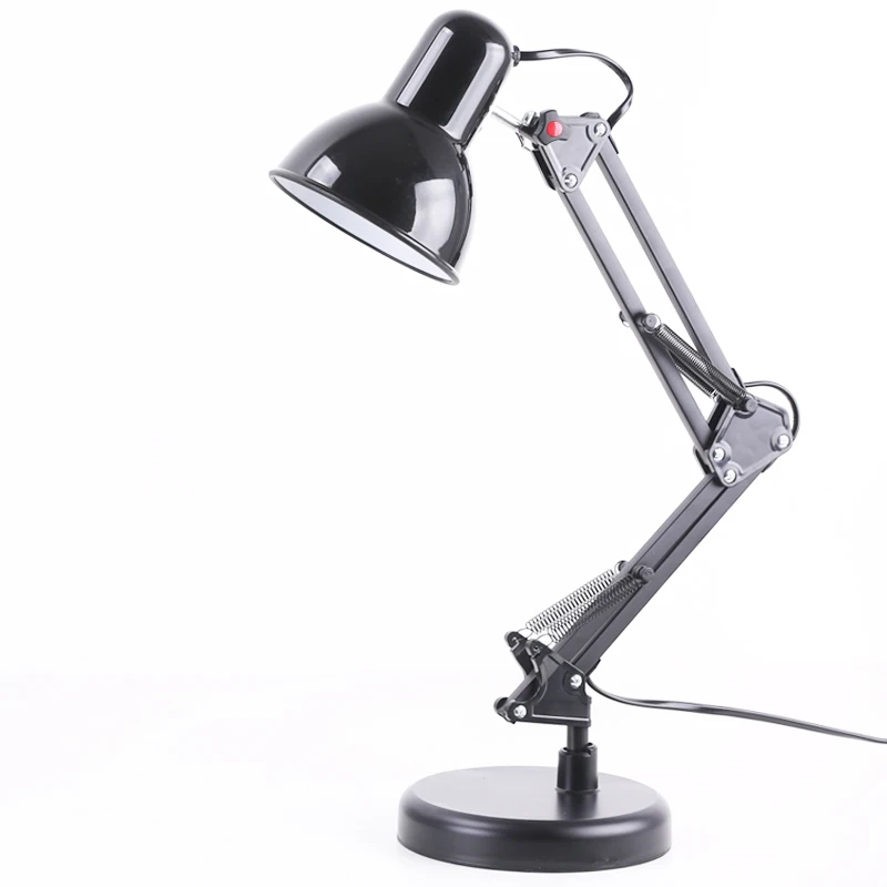 Classical Study Office Table Lamp With  Adjustable  Angle  Desk Lamp of Industrial Style Metal Table Lamp