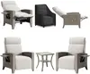 Albaricoque beige - Set de 2 paquetes con mesa