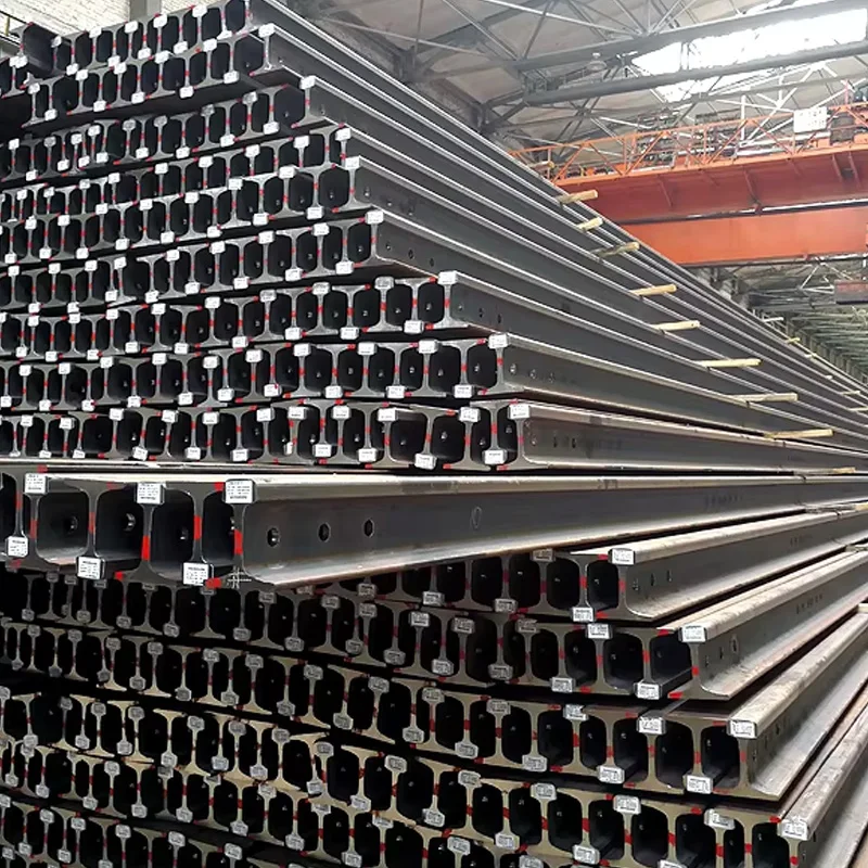 Top Quality Low Price Two Way Cr73 R65 R60 R59 Q235b Rail Steel for Bi Directional Railways Uic860 Steel Rail Uic60
