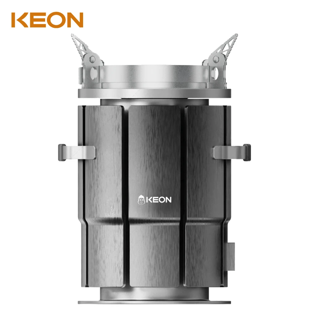 KEON Factory OEM Custom Stainless Steel Portable Camping Oven Tent New Design Smokeless Stove Modern Wood Stove Freestanding