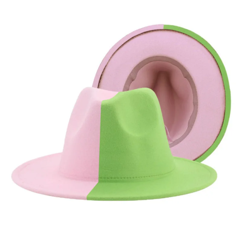 Wholesale Elegant Fashion Miniature Two-Tone Custom Felt Hat display picture 1